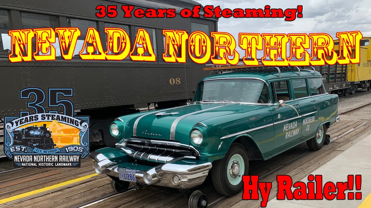 1956 Pontiac - Farimont Hy Railer - Driving the Hy Railer to Lane City on the Nevada Northern