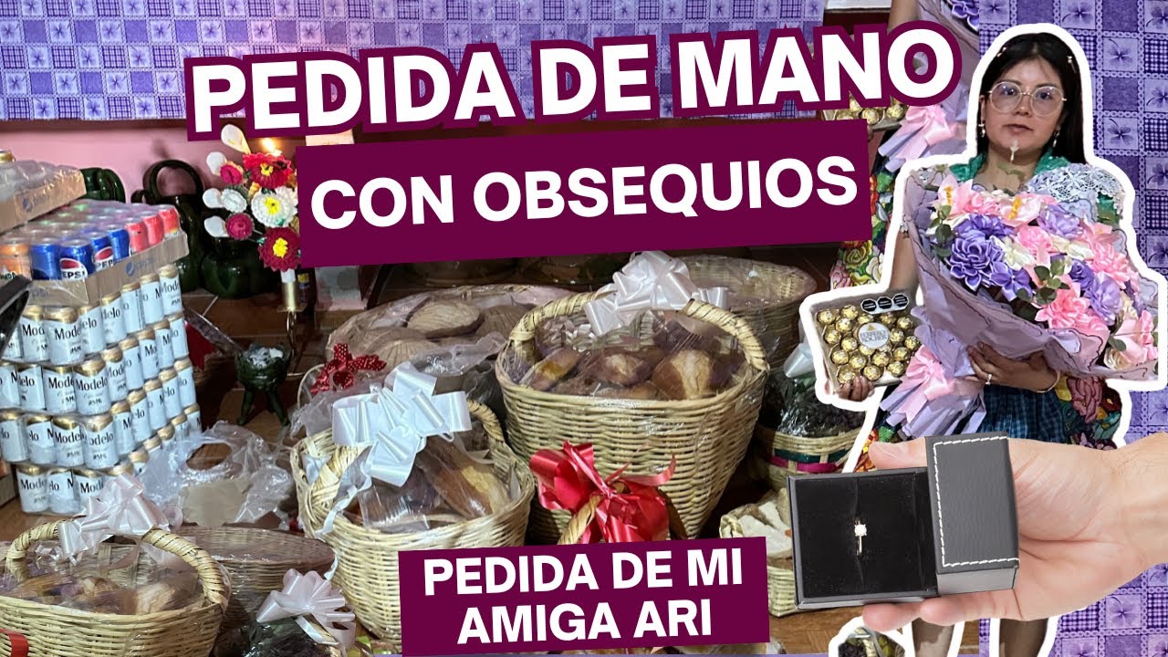 Con obsequios piden la mano de Ari Trinidad / Comimos pan ahora tenemos que dar un regalo grande