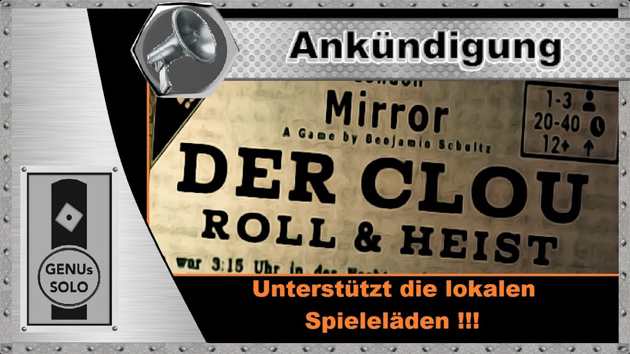 Der Clou - Roll & Heist - deutsch - Unterstützt Eure lokalen Spiele-Läden!