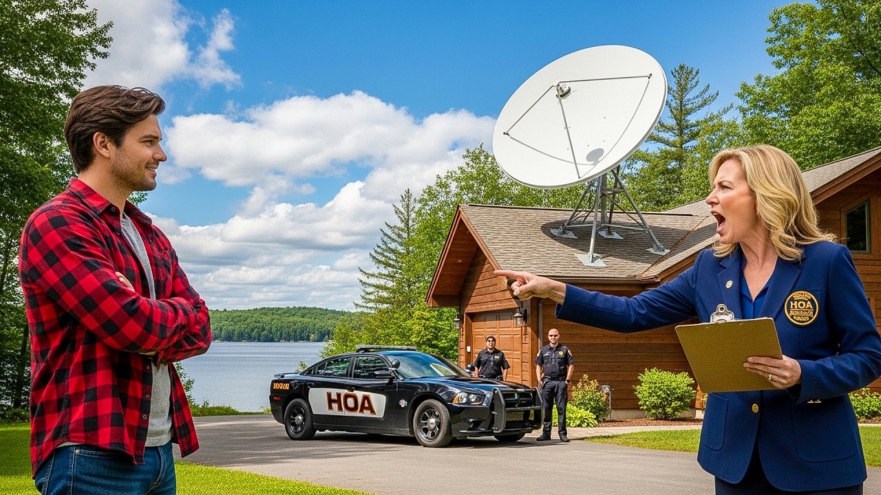 HOA Banned My Rooftop Antenna, So I Built a Full NASA Grade Satellite Dish and Aimed It at Karen!