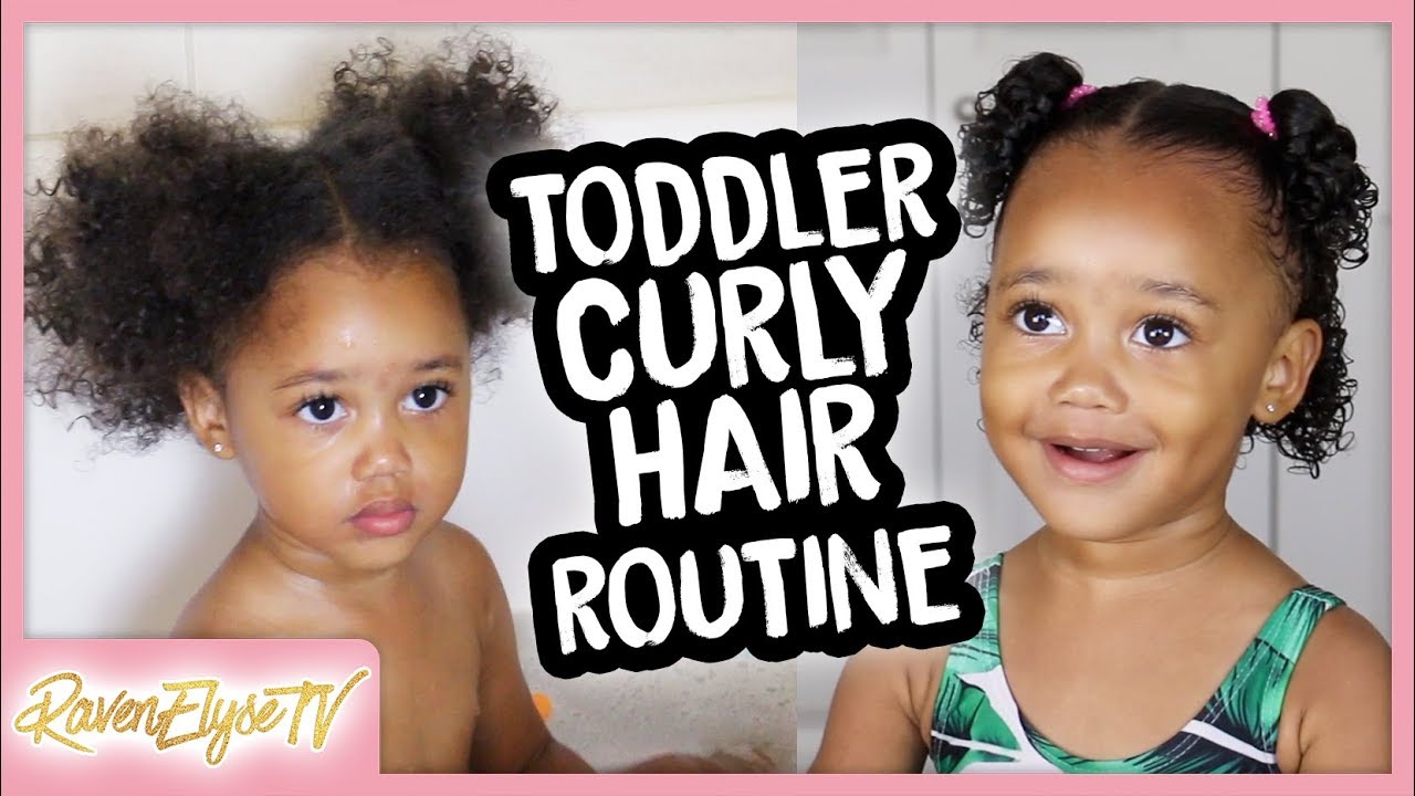 Ziya's *UPDATED* Curly Hair Routine | Easy Hairstyles for Toddlers
