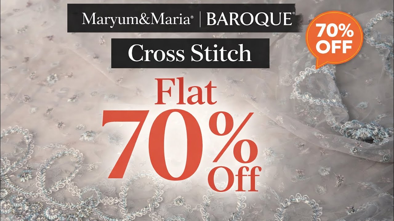 Maryum&Maria / Baroque / Cross stitch Flat 70 % Off