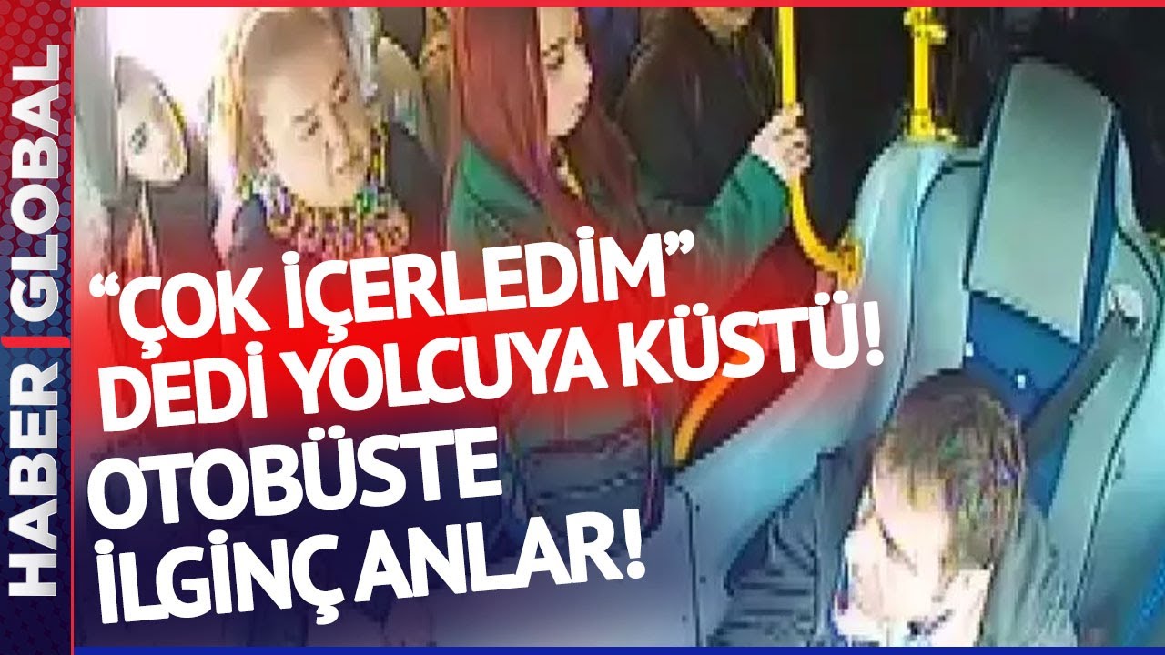 Otobüse Binen Şok Yaşadı! Şoför Önce Yolcuyla Tartıştı Sonra Yolculara Küstü!