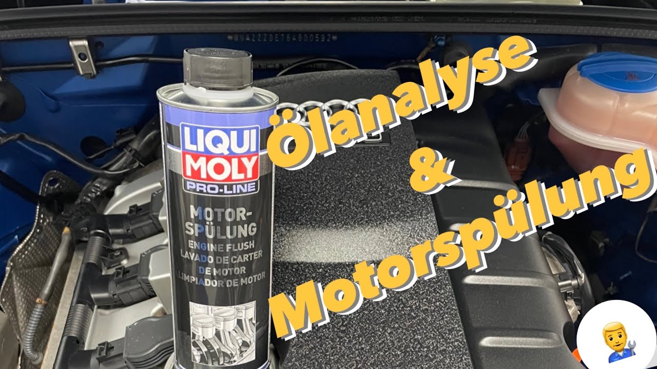 &Ouml;lanalyse #1 Vor und nach Motorsp&uuml;lung