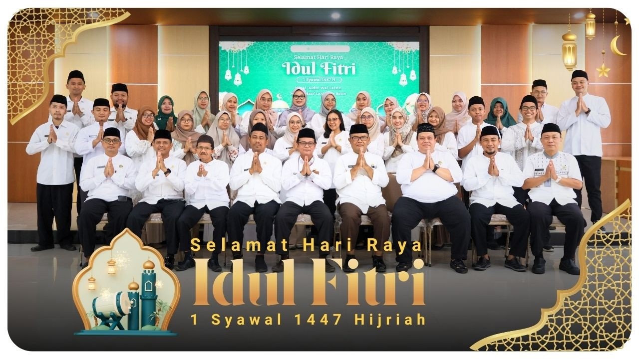 UCAPAN SELAMAT HARI RAYA IDUL FITRI 1447 H. | Kantor Kementerian Agama Kab. Banyuwangi