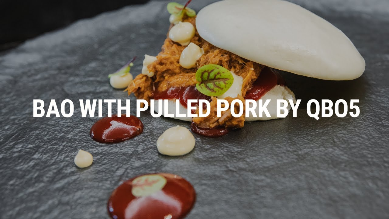 Il Bao con Pulled Pork con il sistema Qbo5