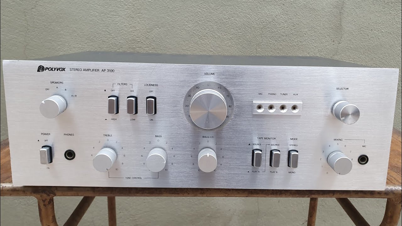 Conserto: Antigo Amplificador Polyvox AP3100 (1978)
