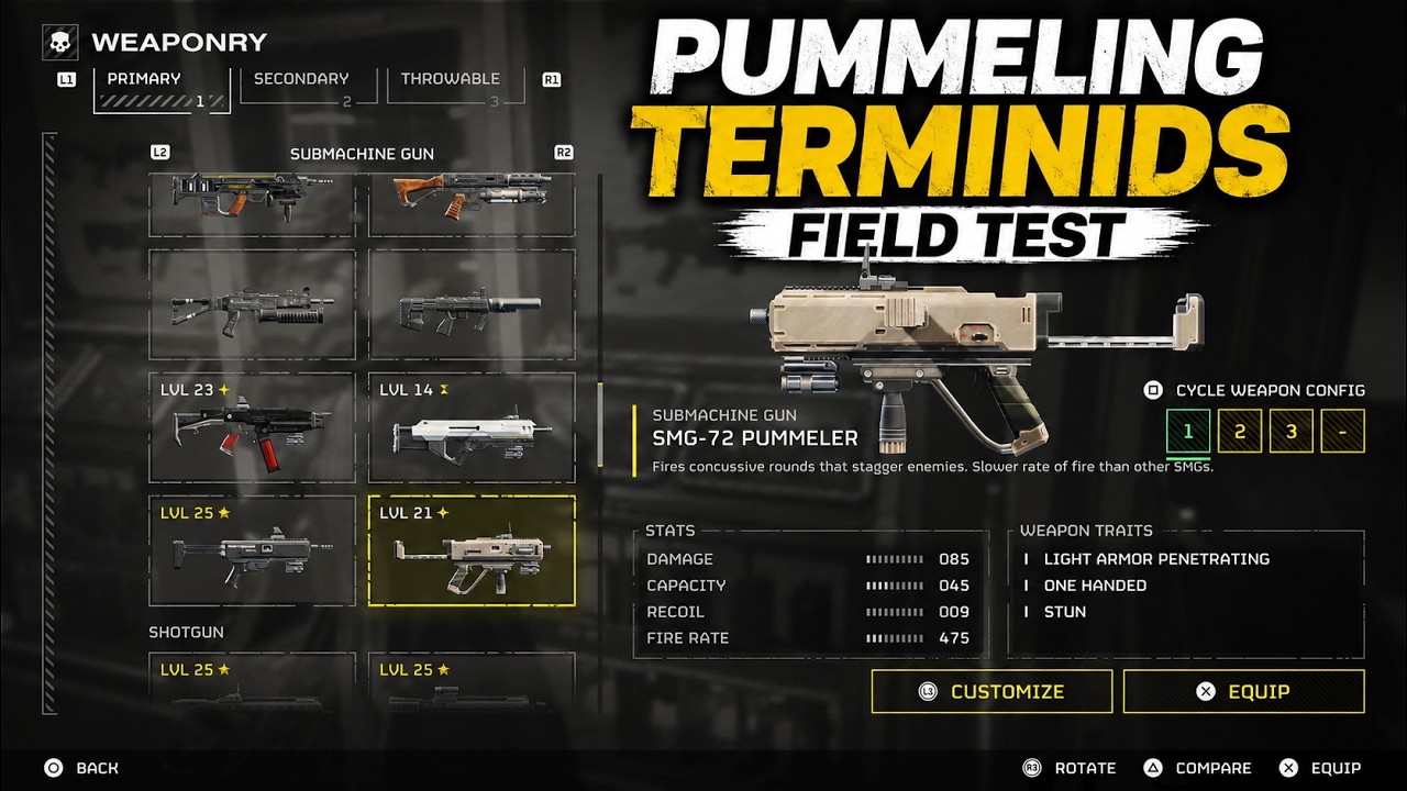 SMG Field Testing: Pummeler vs Terminids | Major Order