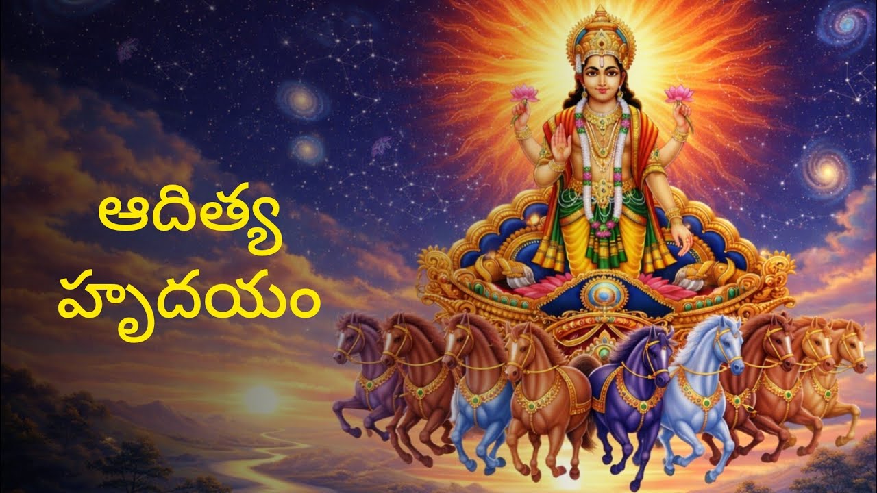 Aditya Hridayam - Powerfull Mantra For Healthy Life #adityahridayam #telugubhaktisongs #devotional