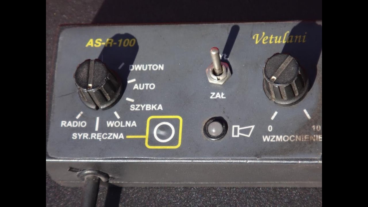 Syreny VETULANI AS-R-100 KN
