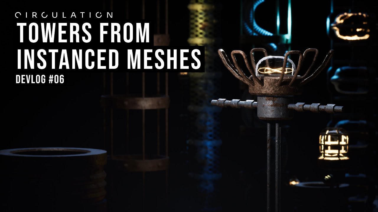 Unreal Engine 5 Level Design with InstancedStatic Meshes | CIRCULATION Devlog #06