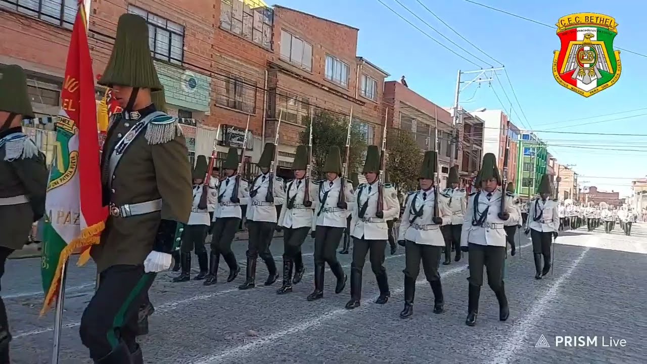 Centro Educativo Cristiano BETHEL desfile COMPLETO de El Alto 16 de julio 2024