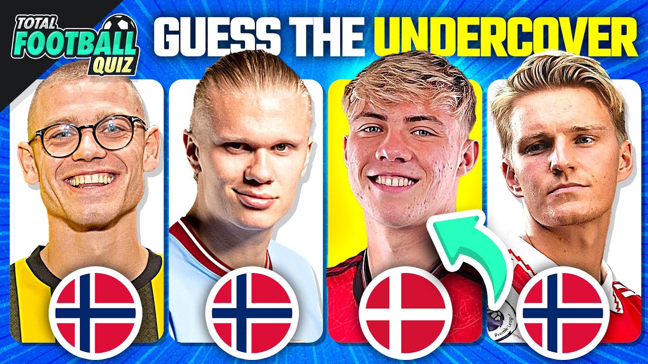 GUESS WHICH IS THE UNDERCOVER PLAYER | TFQ FOOTBALL QUIZ 2023