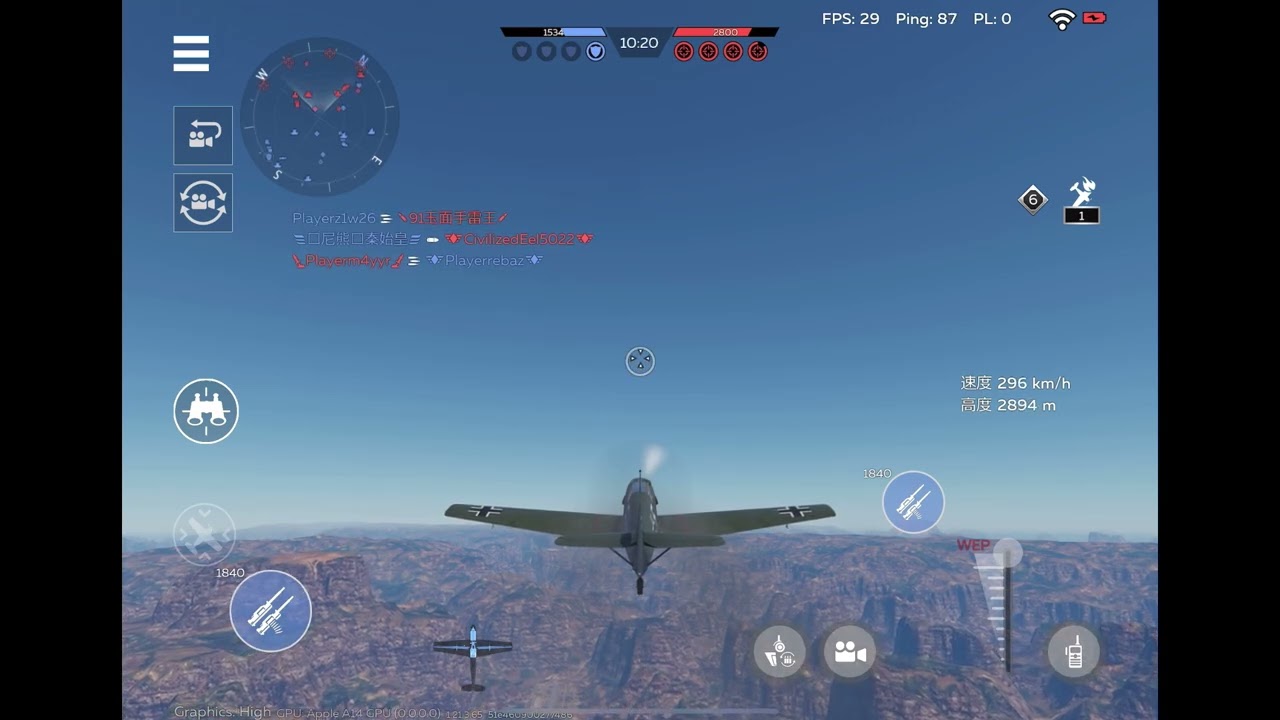 そのままのwar thunder bf109動画