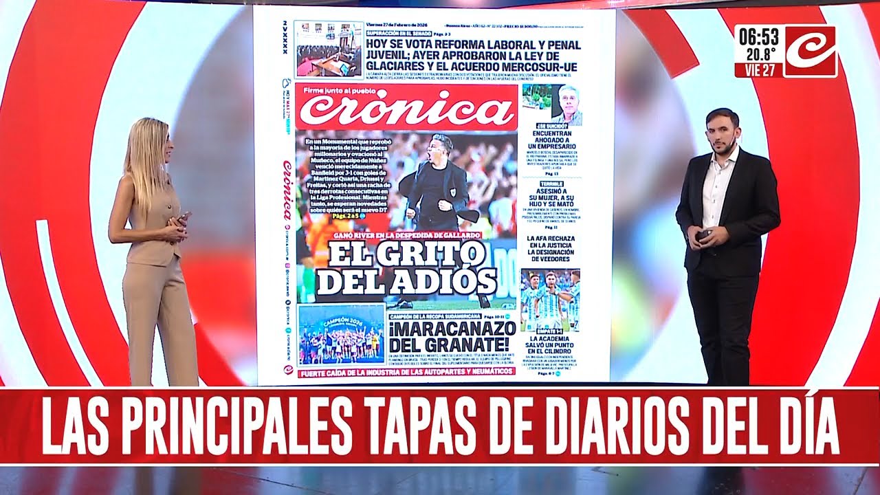 Tapas de diarios: Gallardo, el grito del Adiós y Maracanazo del Granate