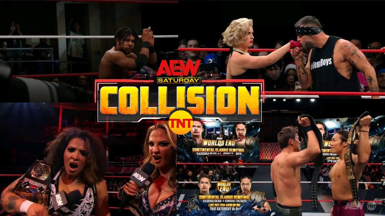 Resumen & reportaje de aew collision christmas del 25 de diciembre del 2025 #aew #aewcollision
