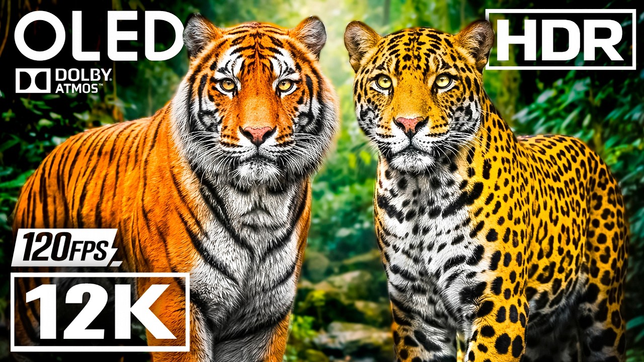WILD ANIMAL COLLECTION in HDR 12K VIDEO Ultra HD Dolby Vision™ 60fps TV TRUE HDR