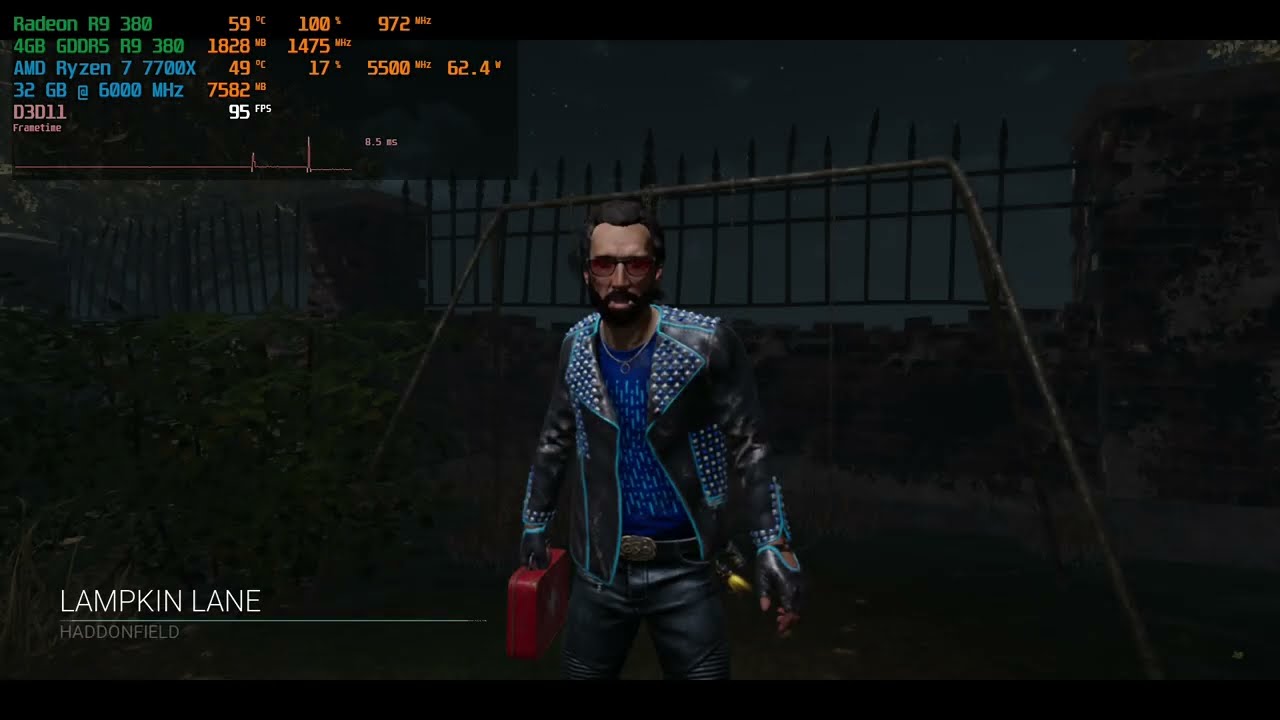 Dead by Daylight - R9 380 4GB + Ryzen 7 7700X | 1080P | LOW Settings