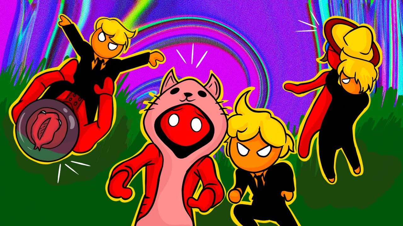 People In Suits Attack Us In Gang Beasts