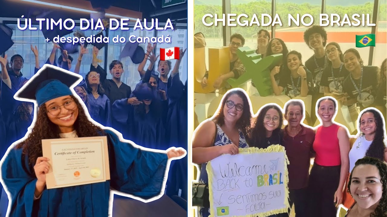 Diário de intercâmbio #19 | último dia de aula + despedida Canadá + chegada no Brasil