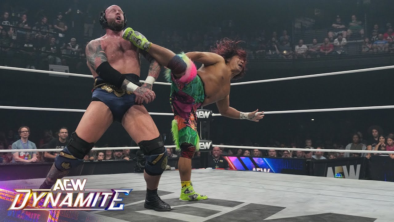 Young Bucks SUPERKICK JUSTIN ROBERTS after latest 'jobber' entrance | AEW Dynamite, 8/13/25