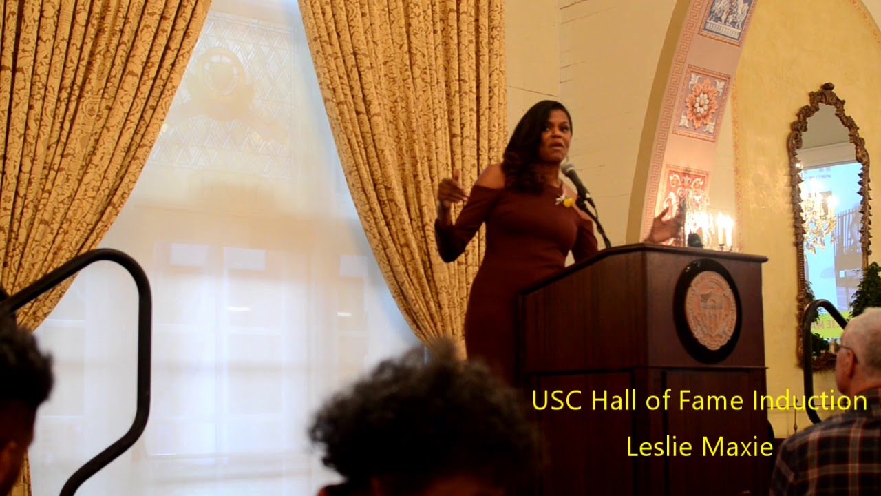 Leslie Maxie's USC Track and Field Hall of Fame Induction