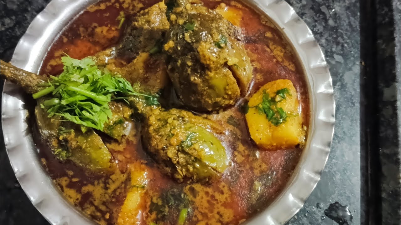 भरलेलं वांग रेसिपी..#मसालेदार#चविष्ट#marathi #cooking 