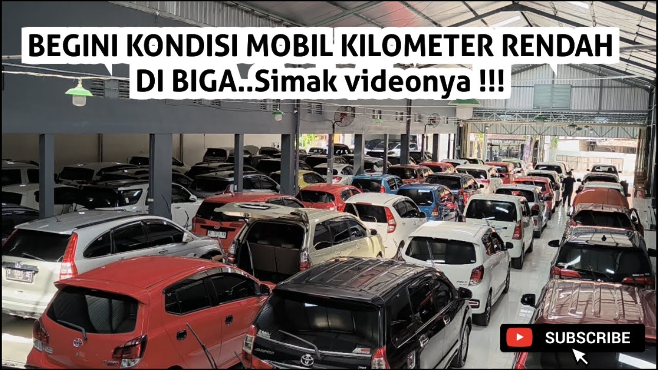 BEGINI KONDISI MOBIL BEKAS KILOMETER RENDAH DI BIGA...Simak videonya!!! Ada harga di bawah 100 jt