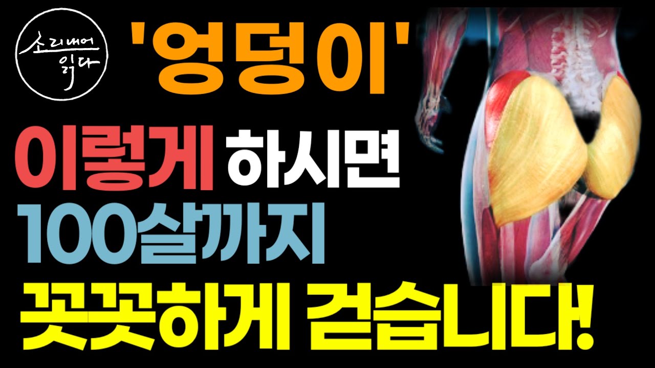 넘어지지도, 다치지도 않고 꼿꼿하게 100세까지 걷는 엉덩이 단련법! / 이렇게 하세요! 낙상, 골절 확 줄어듭니다! / 엉덩이의 힘 / 책읽어주는여자 SODA's 건강 오디오북
