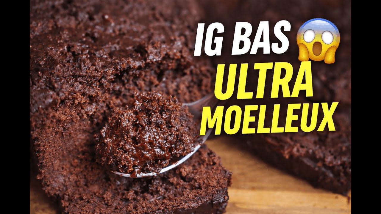 Moelleux au chocolat IG Bas - Ultra gourmand !