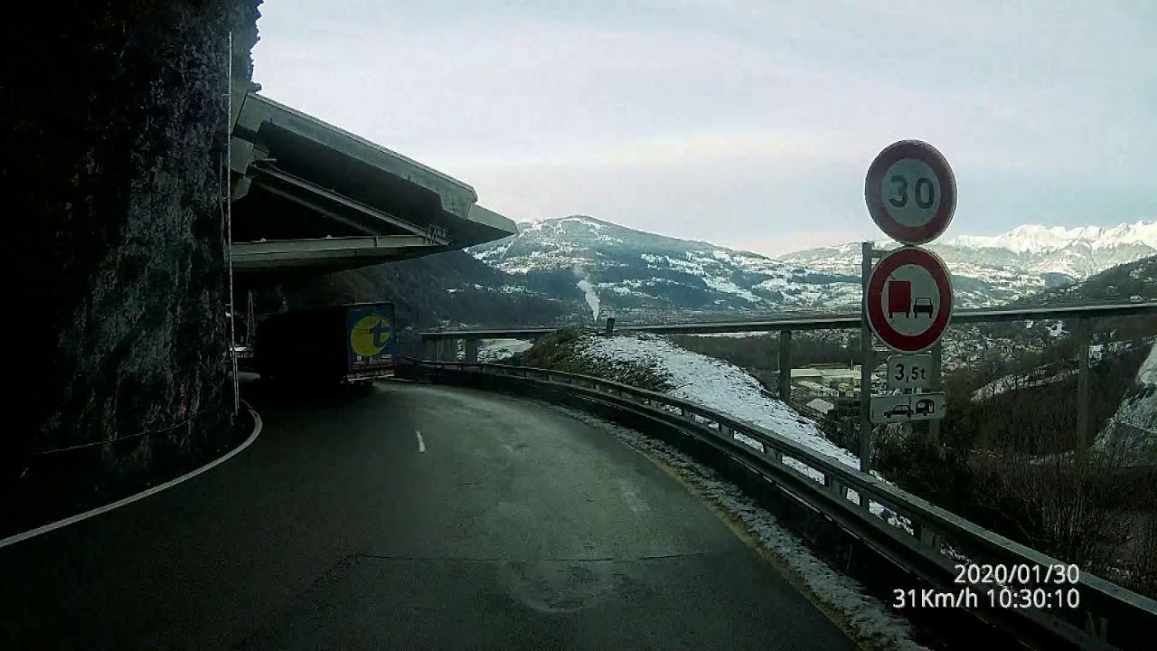 Route Chamonix Geneve