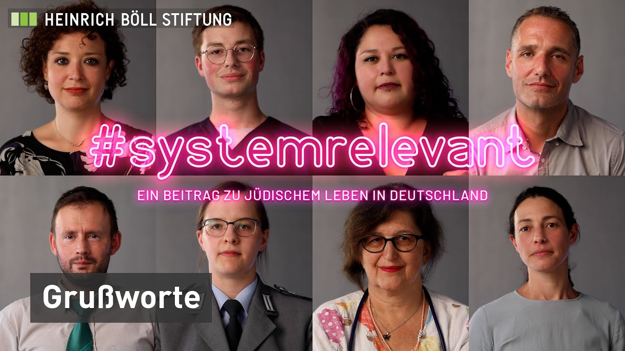 Gru&szlig;worte - Launch der Miniserie #systemrelevant von Yael Reuveny