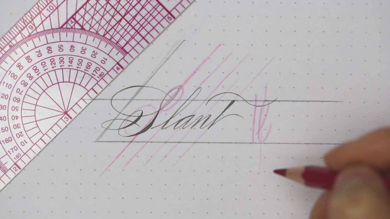 Beginner Calligraphy Tips: How to Stay on Slant | Tutorial by Master Penman Connie Chen