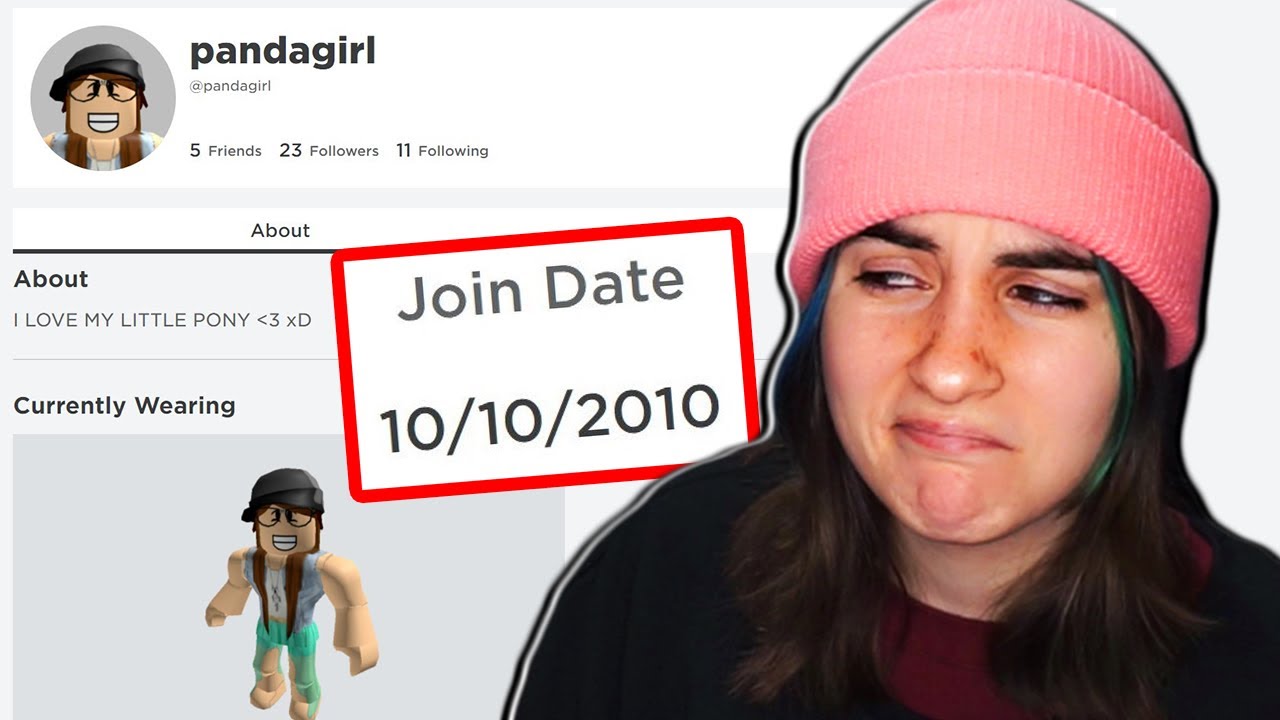 My first ever roblox account is CRINGE