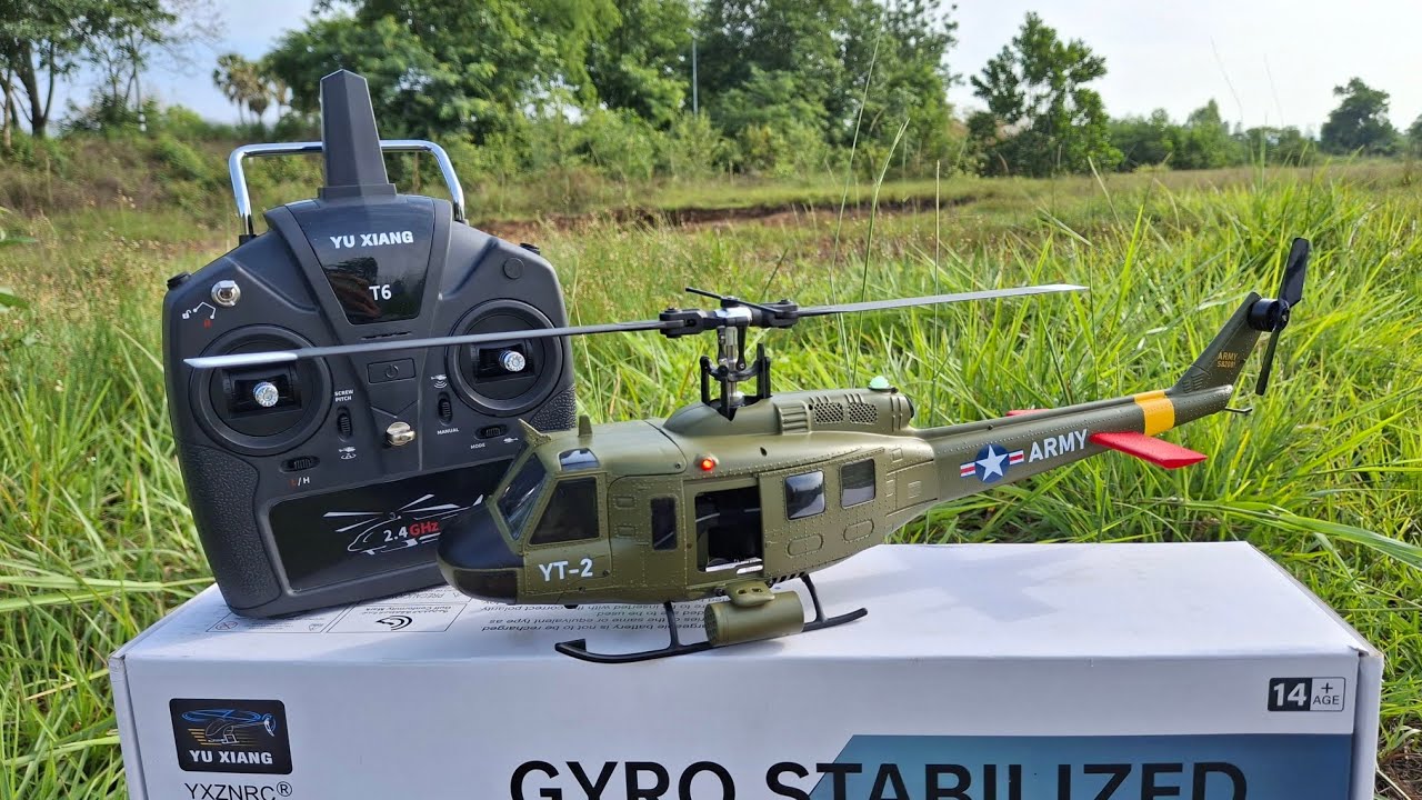YUXIANG F07 UH-1D RC Helicopter เฮลิคอปเตอร์บังคับวิทยุ ราคา 7900.บาท📲โทร:065-5393138📲ไลน์:tay-3910