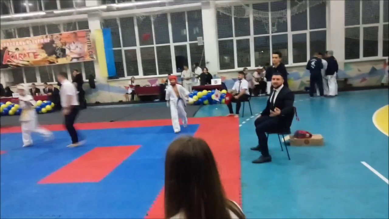 Бой за 3 место. Кириенко Влад. Киокушин. Международные соревнования 16.12.2018