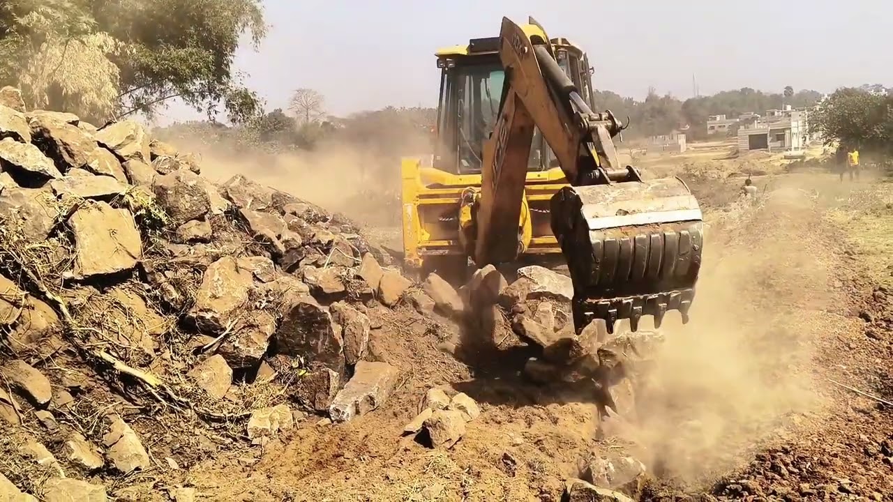 Pathar set Karen jcb se
