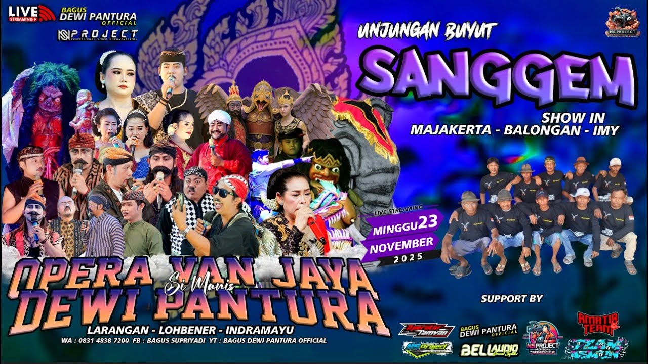 🔴LIVE SANDIWARA {DEWI PANTURA}  UNJUNGAN BUYUT 