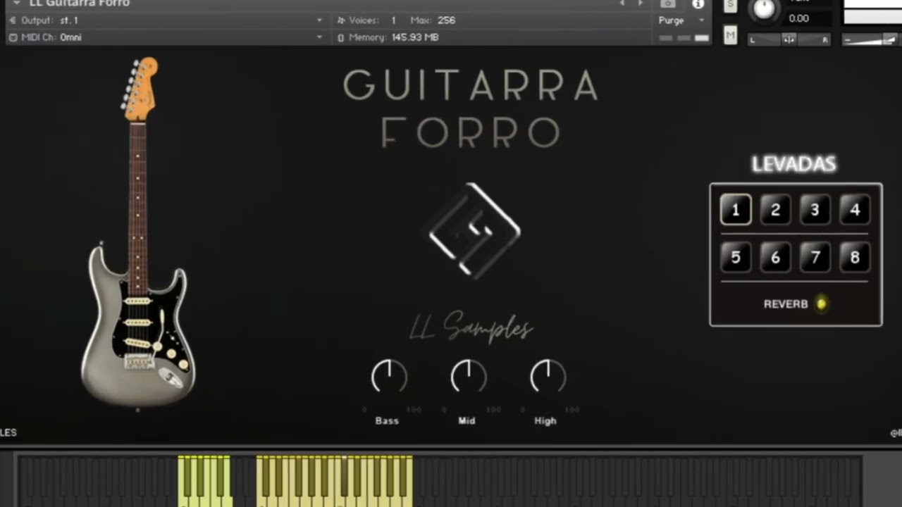 LL Guitarra Forró | Loop Prático Kontakt | Melhor Sample de Guitarra para Forró/Pisadinha/Vaneirão