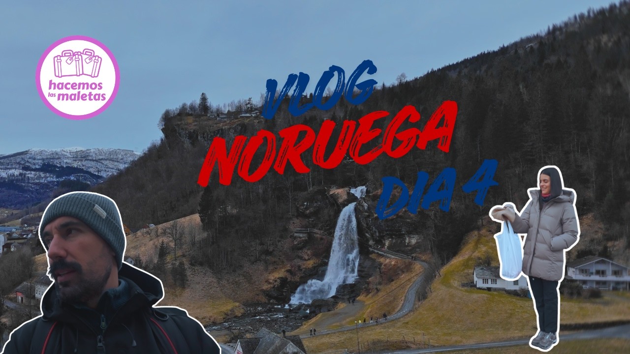 VLOG NORUEGA - Dia 4 - Una CASCADA IMPRESIONANTE desde BERGEN