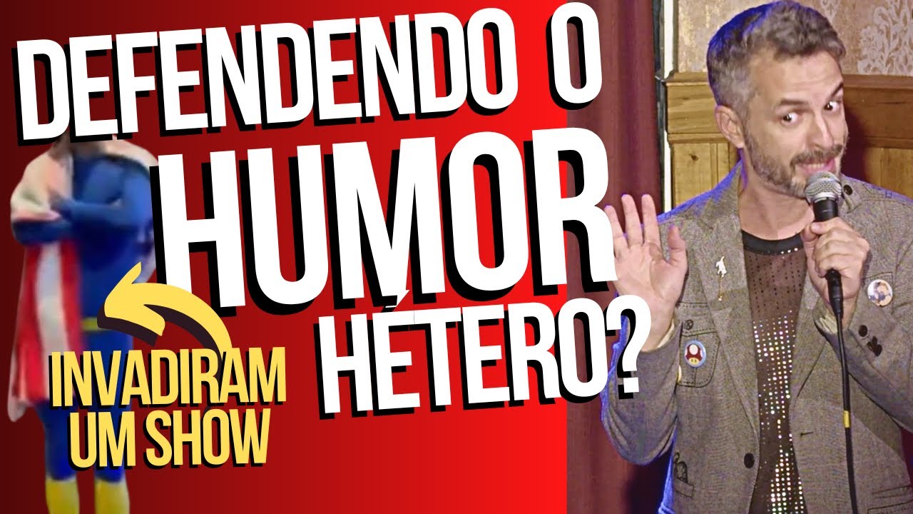 DEFENDENDO O HUMOR? Stand Up Comedy Clube Minhoca - REACT - STAND UP DE HOMEM: TEM QUE ACABAR