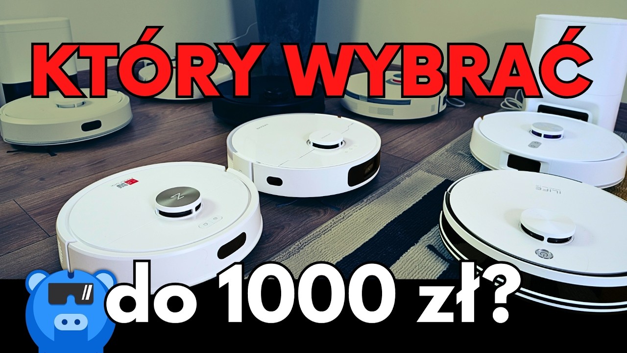 Ranking robot&oacute;w sprzątających do 1000 zł - 10 najlepszych modeli w 2026 roku