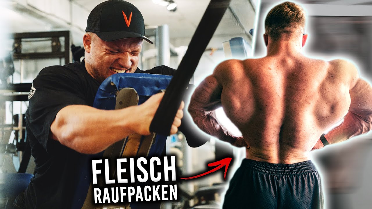 RÜCKEN AUFBAUEN FÜR OLYMPIA - FULL BACK WORKOUT