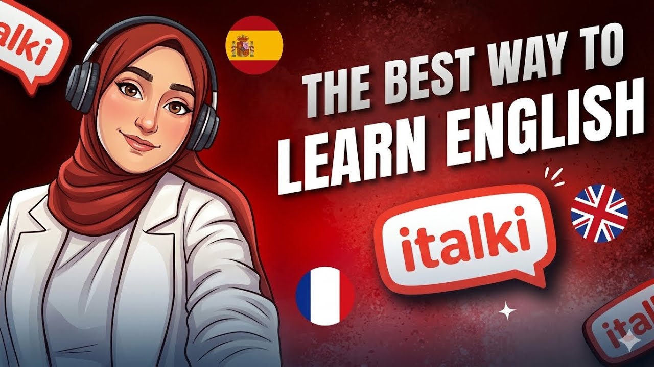 How do i learn English at Italki