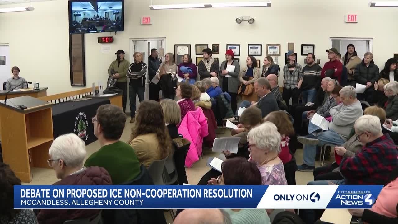 McCandless meeting draws hours of public comment over proposed ICE resolution