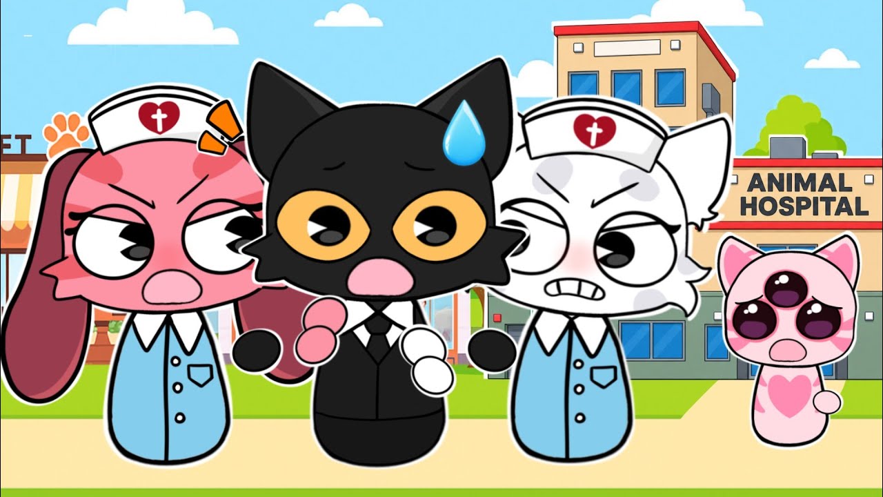 Nurses Fight Over a Secret Agent! 😱 | Animal Hospital Animation | Story