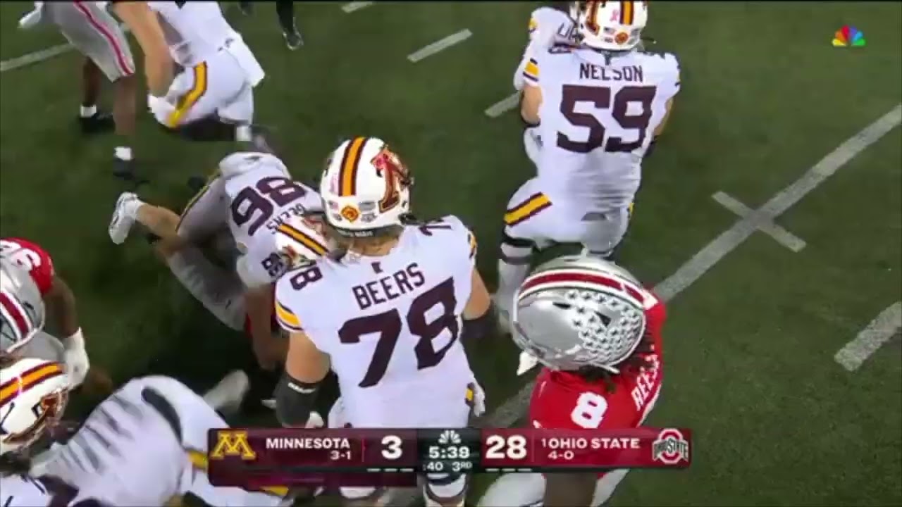 Ohio State Defense vs Minnesota Highlights