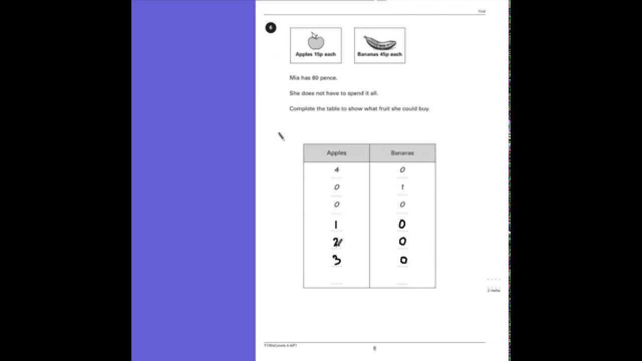 PGSMaths: KS3 4-6 P1 (Year 7) Q06 - Combinations