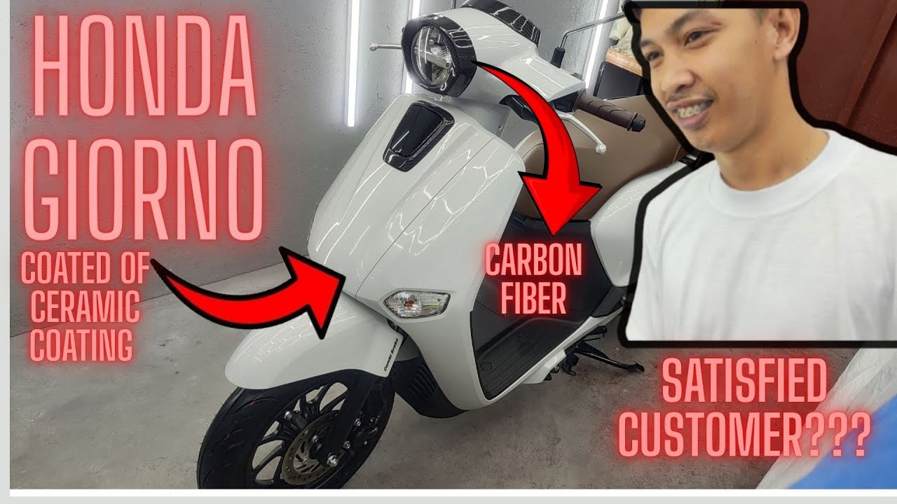 Bagong Honda Giorno Scooter. Nag pa Ceramic Coating at Carbon Fiber Saten! | EP1: vlog #009.