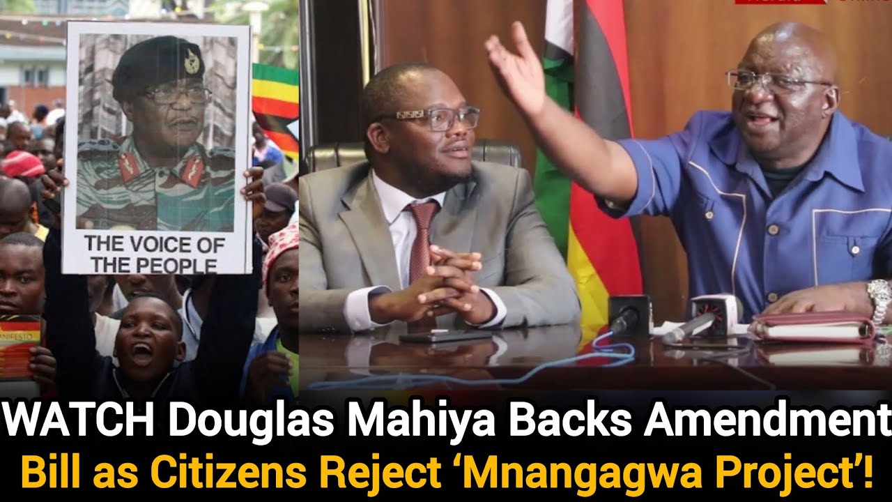 WATCH🔥Zanu-PF War-Veteran leader Mahiya Backs Amendment Bill as Citizens Reject ‘Mnangagwa Project’!
